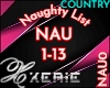 NAU Naughty List Country