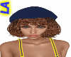 French Hat/Brown Hair
