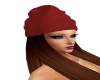 ginger with red hat