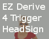 EZ Derive 4 Head Signs
