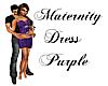 Maternitydress Purple
