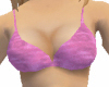 Pink Velvet Bikini Top