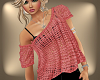 *S* Red Woven top