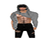 Hoodie gey open