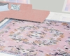 pink + blue area rug
