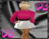 [PE] pink & white dress