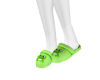 Kids Green Frog Slippers