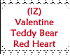 VDay Teddy Red Heart
