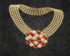(KUK)necklaces pearl red
