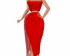 (BR) red coctail dress