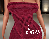Wine Sweater Dress