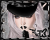 |K| Black Spiked Hat F