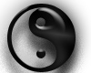 black spinning ying yang