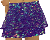 mini skirt sparkles purp