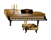 Elegant Gold Piano
