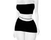 Black Crop + Mini Skirt