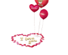 I love you balloons