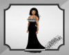 *E* B&W Check Gown
