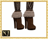 NJ] Winter Brown Boots