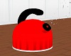 Steaming Tea Kettle Red