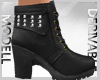  stone black boots