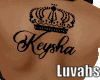 Luvahs~ Keysha Back Tat