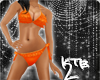Orange Ruffle Bikini
