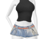 Mini Set Skirt Gray