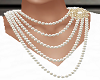 Pearls Gold Fl Necklace