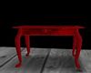 Deep Red End Table