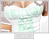 ! -stfly- Mint Lace Top 