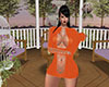 SCILA ELISE ORANGE DRESS