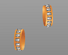 K orange silver bracelet