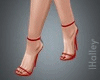 Red seduction sandal