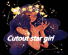 Cutout Star Girl