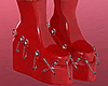 Pins boots Red