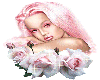 Pink flower Lady