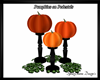 Pumpkins on Pedestals