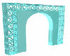 Arched Gateway in Teal