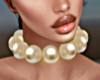 T- Pearl Necklace ivory