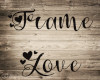 Frame Love Y& M