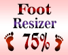 Foot Scaler Resizer 75%