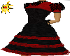 Blk/Red Sq. Dance Dress