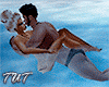 Couple Romantic Swim