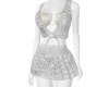Glittered Silver Dress