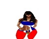 Sexy Haitian Flag outfit