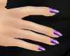 small hand & Violet nail