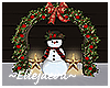 Christmas Snowman Arch