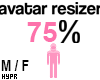 ♥ 75% | Avatar Resizer