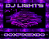 purple wave dj light